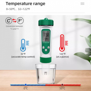 OW-786 Multimetru 6in1 pH/EC/TDS/Salt/S.g/TEMP meter pentru lichide - Img 3