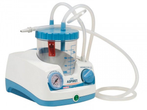QMED 075-RE310001- Aspirator 15L/Min,utilizare continua, aspiratie Max. 0.75 Bar. NEW ASPIRET - Img 1
