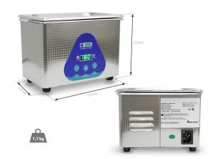 QMED 1222-DK-80 - Detergent Ultrasunete, Curatare Bijuterii, 42 KHz - Img 2