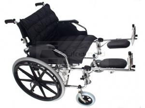 QMED 183-951ACB-56 - Scaun cu Rotile Otel, Pliant, 56cm Latime - Img 4