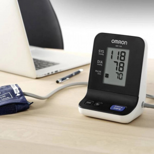 OMRON HBP-1120- Tensiometru profesional portabil, de brat, validat clinic, metoda auscultatorica, adaptor inclus - Img 3
