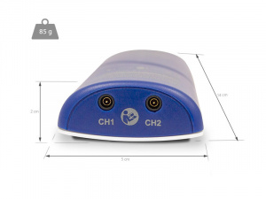 QMED 1179-RC3-BLUE - Electroestimulator profesional TENS / EMS, 2 canale, 22 programe - Img 2