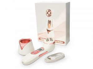 QMED 1224-R1111 - Dispozitiv RF EMS LED, Terapie Faciala 5in1, Reintinerire Piele - Img 2
