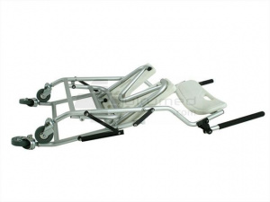 QMED 183-791L-A - Scaun Dus Pliant, Rotile, Cotiere Rabatabile - Img 3