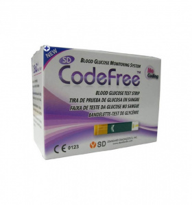 SD Code Free - Teste Glicemie 50 buc, Glucometru Rapid, Monitorizare Zahar Sang - Img 2