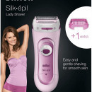 BRAUN LS5100 SILKEPIL - Aparat Epilat Femei, Piele Neteda, Eficient - Img 2