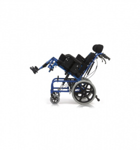 ORTOPEDIX TRW958LBCGPY - Carucior Multipozabil, Transport Pacienti, Cadru Aluminiu - Img 2