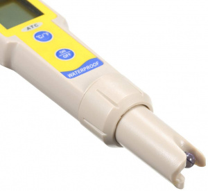 OW-035 Tester pH profesional, pentru lichide, indicator temperatura, cu baterii - Img 3