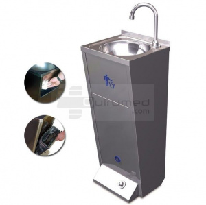 QMED 815-061426 - Chiuveta Picior, Buton Control, Instalare Retea