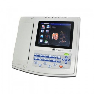 CONTEC ECG1200G - Electrocardiograf 12 Canale, Profesional Portabil, Ecran LCD Touchscreen