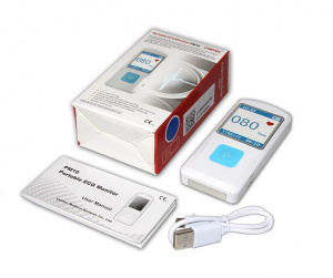 CONTEC PM10 - Electrocardiograf Portabil, Monitor Cardiac ECG, Conectare USB Bluetooth - Img 2