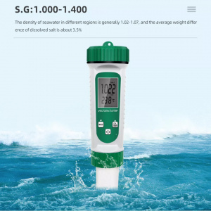 OW-786 Multimetru 6in1 pH/EC/TDS/Salt/S.g/TEMP meter pentru lichide - Img 6
