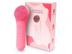 QMED 1227-XPRE119-PK - Perie Faciala cu Caldura, Curatare Profesionala, Pulsatii Sonice - Img 2