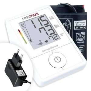 ROSSMAX X1 - Tensiometru Digital Automat, Brat, Functii Avansate, Adaptor priza