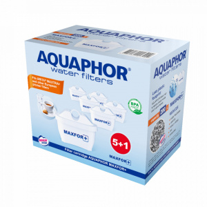 AQUAPHOR MAXFOR+ - Cartuș Filtru Apă, Set 6 Bucăți, Protecție Impurități