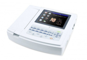 CONTEC ECG1200G - Electrocardiograf 12 Canale, Profesional Portabil, Ecran LCD Touchscreen - Img 2