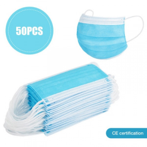 DR ALBERT 3PLY - Masti protective 3ply, set de 50buc, cu 3 straturi, tip II, certificare CE - Img 2