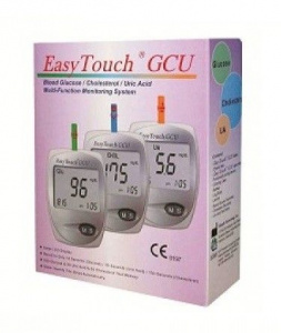 EasyTouch GCU - Aparat Masurare Glicemie, Colesterol, Acid Uric, Aparat 3 in 1
