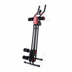 HOMCOM A90-103- Banca trainer abdomen, Power ABS cu display negru si rosu - Img 4