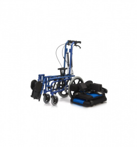 ORTOPEDIX TRW958LBCGPY - Carucior Multipozabil, Transport Pacienti, Cadru Aluminiu - Img 4