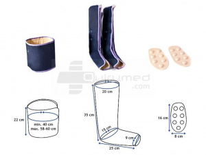 PNE PN-9400 - Aparat Presoterapie Casnic, Masaj Picioare, 9 Moduri Inflatie - Img 3