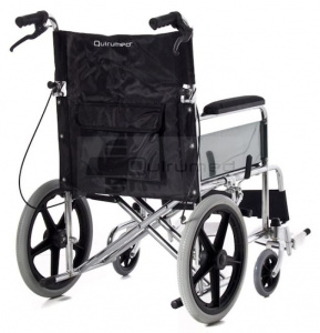 QMED 183-870ABJ-46 - Scaun Pliabil Otel, Transport cu Franare, Portabil