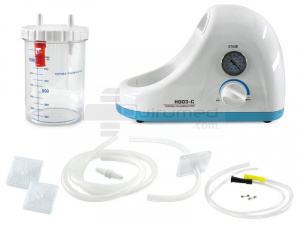 QMED 879-3-C - Aspirator Chirurgical Portabil, 18 LPM, Fără Ulei - Img 2