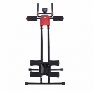 HOMCOM A90-103- Banca trainer abdomen, Power ABS cu display negru si rosu - Img 5