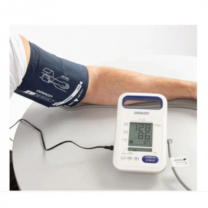 OMRON HBP-1320- Tensiometru profesional portabil, cu acumulator, validat clinic, mansete cu furtun lung M + L incluse - Img 3