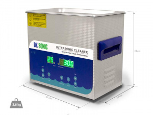 QMED 1222-DK-300D - Curatator Ultrasunete 3L, Profesional, Otel Inoxidabil - Img 2