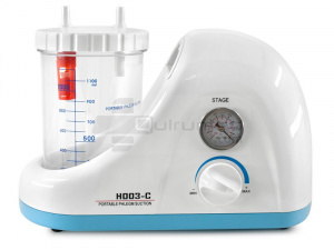 QMED 879-3-C - Aspirator Chirurgical Portabil, 18 LPM, Fără Ulei - Img 3
