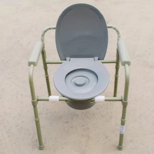 ANTAR AT51026- Scaun WC de camera pliabil, multifunctional, din otel - Img 3