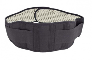 BST-TMAG01 - Centura lombara cu turmalina si magneti, Unisex, Acoperire 360°, cu efect de incalzire locala, suport pt coloana