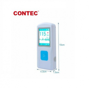 CONTEC PM10- Electrocardiograf ECG portabil, cu acumulator, conectare USB si BT - Img 5