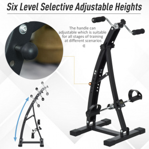 HOMCOM A90-158BK- Bicicleta de fitness din otel cu ecran LED, inaltime si rezistenta reglabile - Img 4