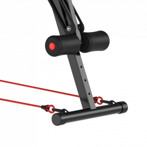 HOMCOM A91-085 - Banca Sit-up Pliabila, Inaltime Reglabila, Antrenament Abdominal - Img 2