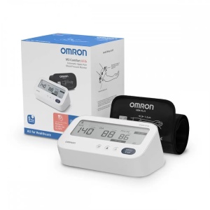 OMRON M3 Comfort AFib- Tensiometru electronic de brat, cu adaptor priza inclus