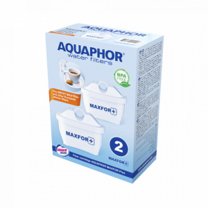 AQUAPHOR MAFOR+ - Cartus Filtru Apa, Reduce Duritate si Clor, Pachet 2 buc