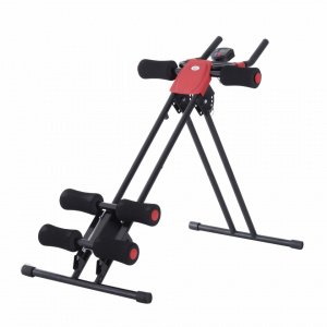 HOMCOM A90-103- Banca trainer abdomen, Power ABS cu display negru si rosu - Img 1