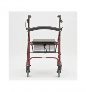 ORTOPEDIX FS966LH - Rolator Pliabil 4 Roti, Scaun si Cos, Otel - Img 4
