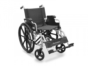 QMED 183-903LB-46 - Scaun Rotile Pliabil, Aluminiu, Frane Sigure