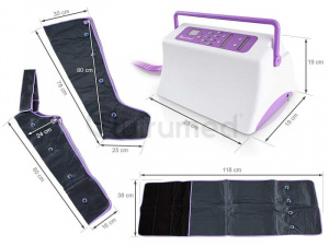 QMED 735-PN-9500 - Aparat Presoterapie, 6 Moduri Compresie, Masaj Profesional - Img 2