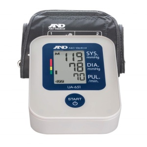 AND UA-651 - Tensiometru Digital Automat, IHB Cardiac, 30 Memorii - Img 6