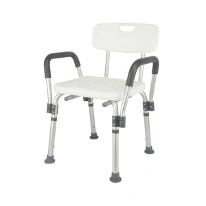 ANTAR AT51126- Scaun pentru baie cu spatar si manere, dreptunghiular