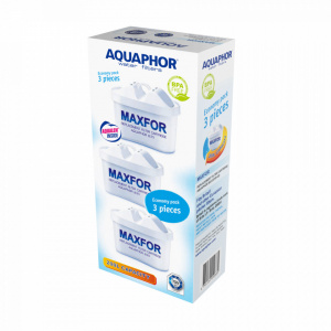 AQUAPHOR B25 - Cartus Filtrant, Carbune Activ Cocos, Set 3 Cartuse