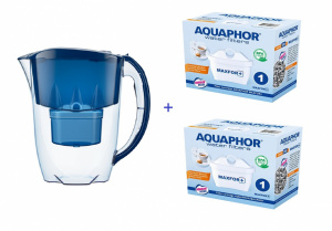 AQUAPHOR JASPER B25+ - Cană filtrantă, cu 2 x cartuse B25 Maxfor+ incluse - Img 1