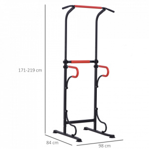 HOMCOM A91-105 - Bara Tractiune, Aparat Fitness Multifunctional, 120 kg - Img 7