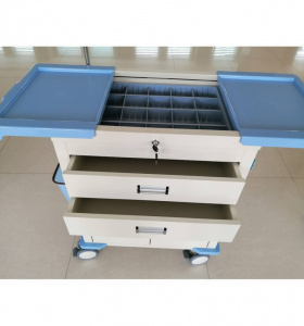 NEOMED NEOF51 - Troliu Medicamente, Profesional cu 2 Sertare, Organizator Incorporat - Img 3