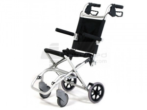 QMED 183-9001L-36 - Scaun pliabil aluminiu cu frane, transport, acasa