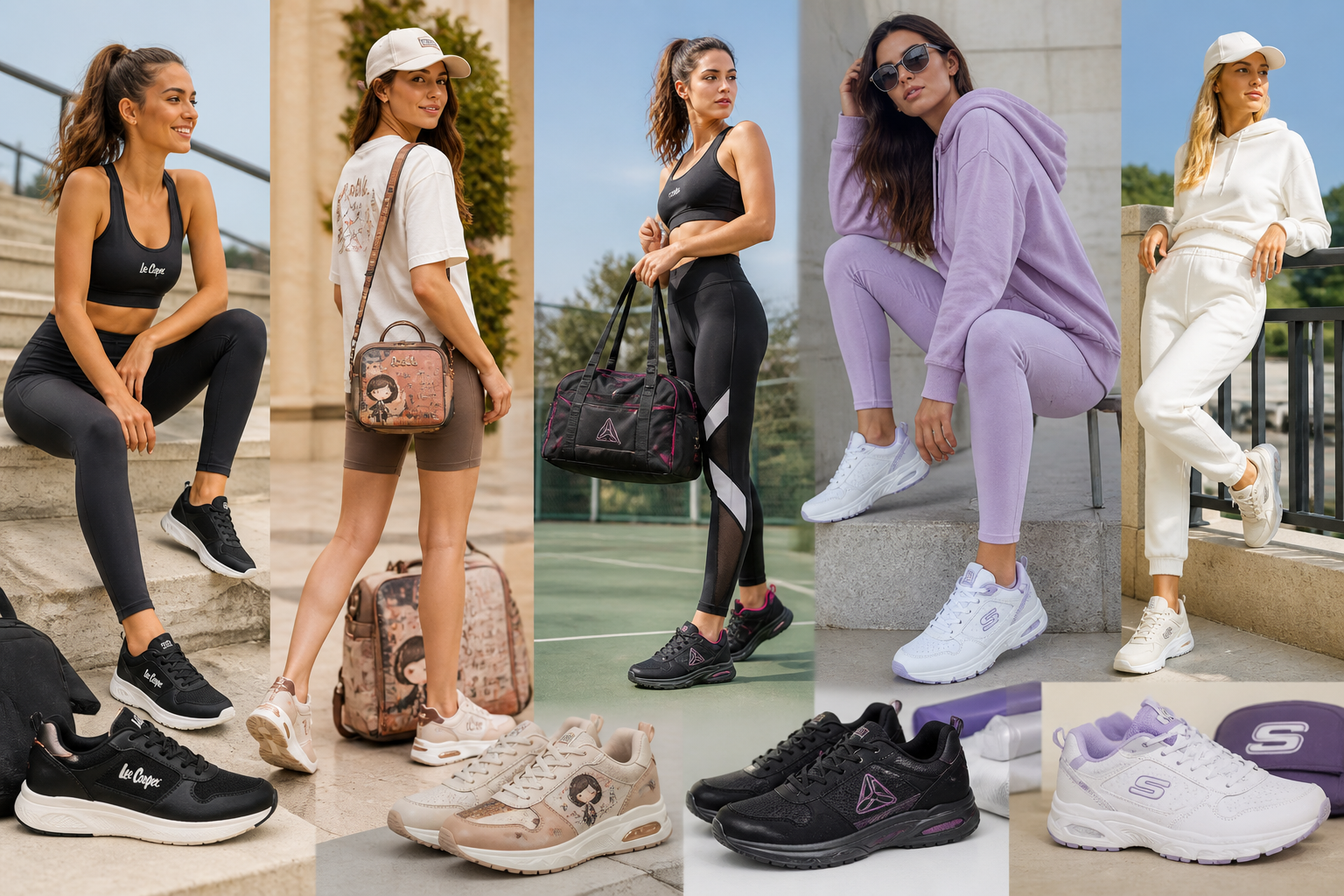 Pantofi sport dama comozi pentru mers mult si tinute casual